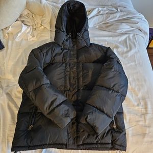 South Pole Black Puffer Winter Snow Jacket